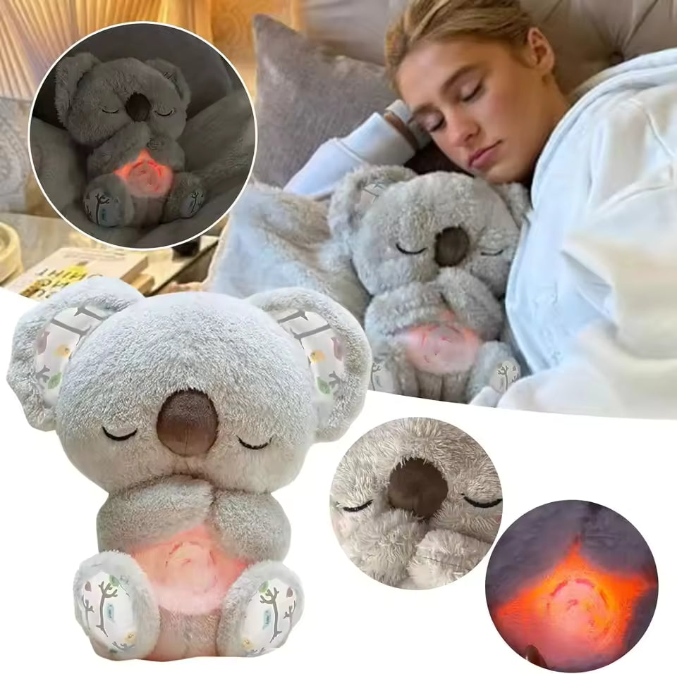 SnugaBub Breathing Koala calming sleep soother front view