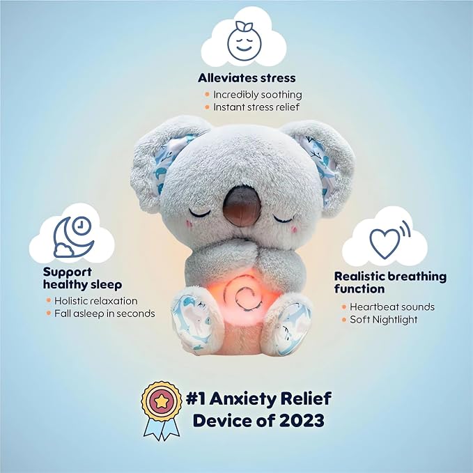 SnugaBub™ Breathing Koala — Calming Sleep Soother