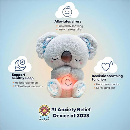 SnugaBub™ Breathing Koala — Calming Sleep Soother